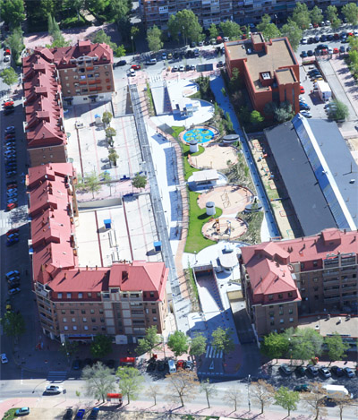 Aparcamiento subterrÃ¡neo para residentes y plaza pÃºblica en Calle Nueva York. MÃ³stoles. (3)